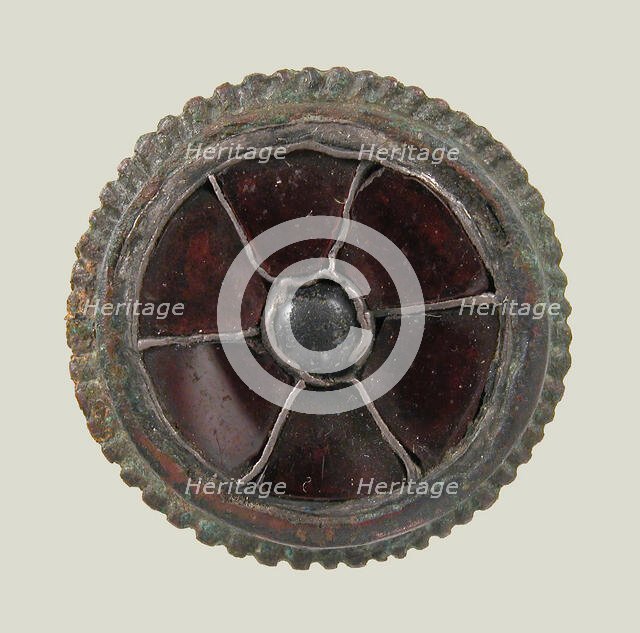 Disk Brooch, Frankish, 6th century. Creator: Unknown.