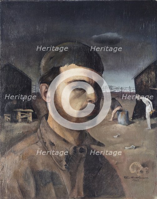Self-Portrait in the Camp, 1940.