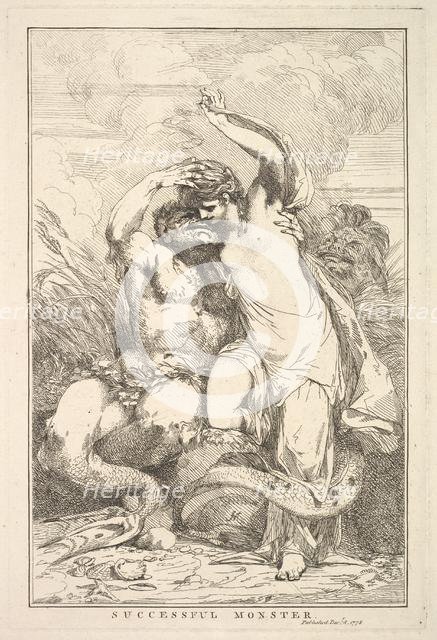Successful Monster (from Fifteen Etchings Dedicated to Sir Joshua Reynolds), December 8, 1778. Creator: John Hamilton Mortimer.