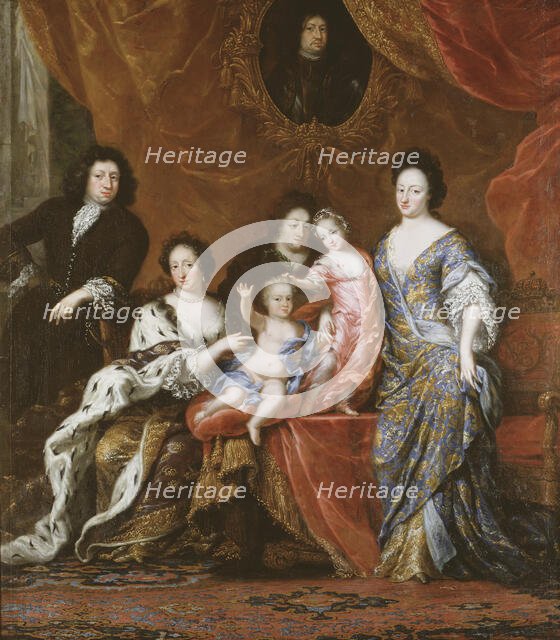 Karl XI, 1655-1697, King of Sweden with family, between 1686 and 1687. Creator: David Klocker Ehrenstrahl.