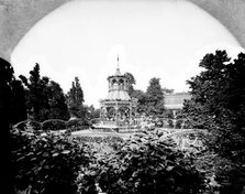 The bandstand, Cremorne Gardens, Kensington, London, 1870-1877. Artist: York & Son.