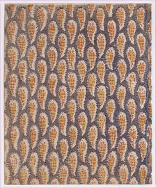 Sheet with overall paisley pattern, 19th century. Creator: Anon.