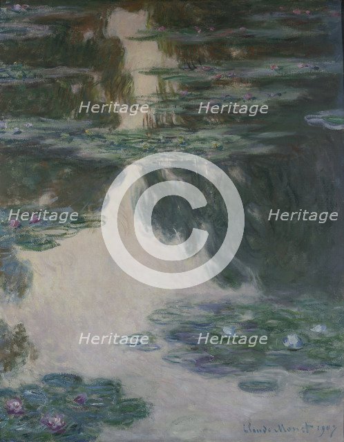 Water Lilies, 1907. Artist: Monet, Claude (1840-1926)