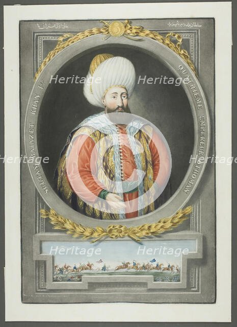 Bajazet Kahn I, from Portraits of the Emperors of Turkey, 1815. Creator: John Young.