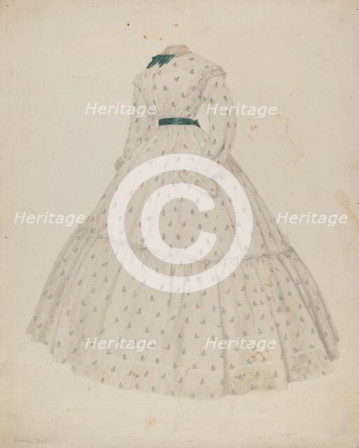 Dress, c. 1940. Creator: Roberta Spicer.