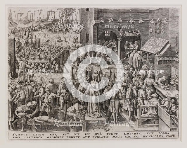 Justice, 1559. Creator: Bruegel (Brueghel), Pieter, the Elder (ca 1525-1569).