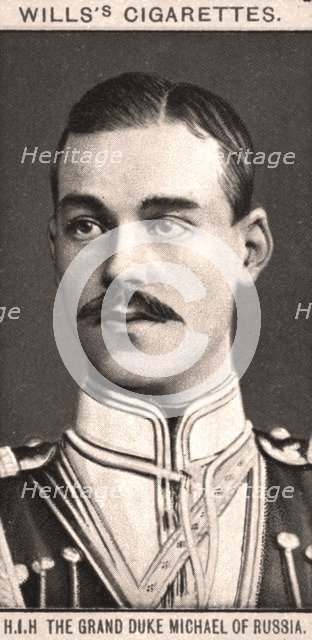 H.I.H The Grand Duke Michael of Russia, 1908.Artist: WD & HO Wills