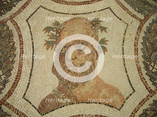 Mosaic, El Jem Museum, El Djem, Tunisia, 2009. Creator: Amanda Waite.