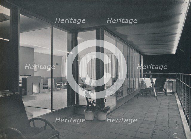 'Details of Richard J. Neutra's 'Multistory House', 1942. Artist: Unknown.