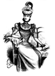 Ladies' Page: a Princesse dress, 1898. Creator: Picador.