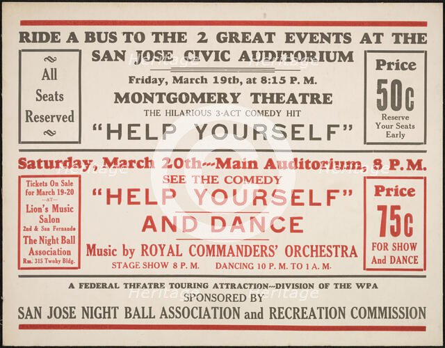 Help Yourself, San Jose, [193-]. Creator: Unknown.