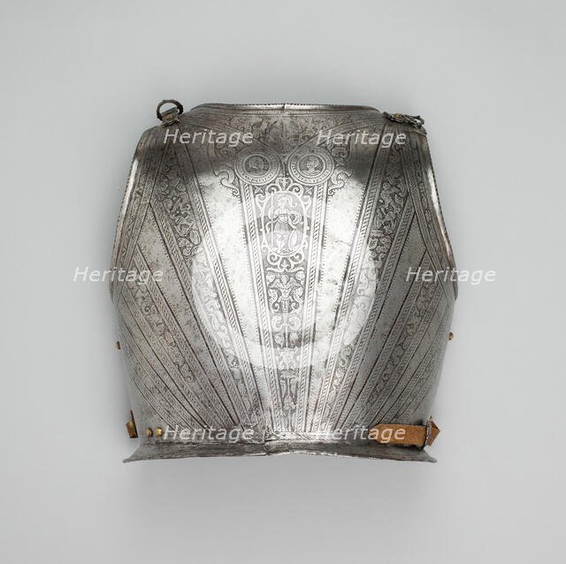 Backplate, Italy, northern, c. 1590/1600. Creator: Unknown.