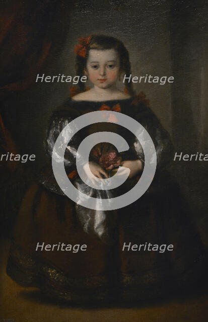 Portrait of a Girl in the 17th-century Style, c1840.  Creator: Leonardo Alenza.