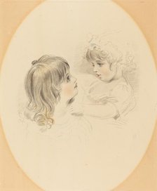 Two Children, early 19th century. Creator: Unknown.