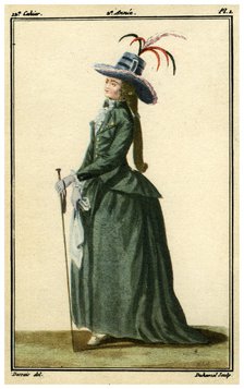 French fashions from the 18th century, 1786-1789 (1938). Artist: Unknown