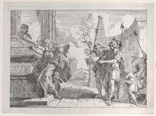 The Sacrifice of Polyxena, from "Bacchanals and Histories", 1744., 1744. Creator: Francesco Fontebasso.