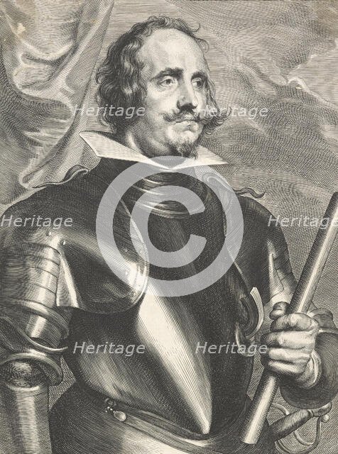 Emanuel Frockas, Count of Feria. From Icones principum virorum ('The Iconography'),  before 1641. Creator: Paulus Pontius.