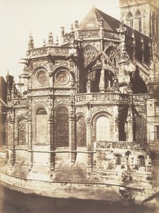 Abside de Saint-Pierre, Caen, 1852-54. Creator: Edmond Bacot.