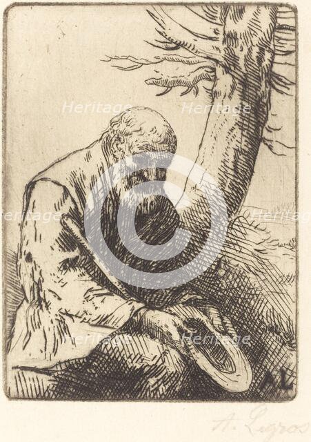 Beggar with Hat in Hand (Mendiant avec son chapeau a la main). Creator: Alphonse Legros.