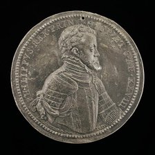 Philip II, 1527-1598, King of Spain 1556, 1555. Creator: Jacopo da Trezzo.