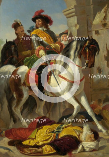 The Recapture of Buda, 1686 , ca 1865. Creator: Blaas, Karl von (1815-1894).