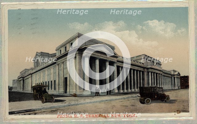 Penna Station in New York, 1913.
