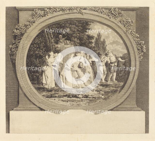 Les Voeux acceptees, probably c. 1777/1783. Creator: Nicolas Delaunay.