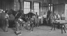 The blacksmith shop, 1904. Creator: Frances Benjamin Johnston.