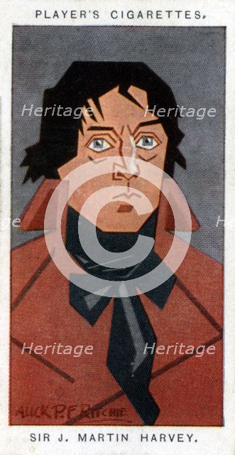 Sir John Martin-Harvey, British actor and theatre manager, 1926.Artist: Alick P F Ritchie