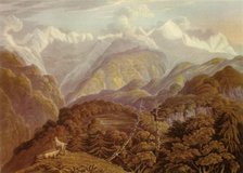 'The Valley of the Jumna Showing the Two Grand Peaks of Bunder Punch', 1946. Creators: Havell & Son, Robert Havell, Robert Havell.