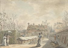 Visit to a Flower Nursery, 1791. Creator: Jacob Cats.