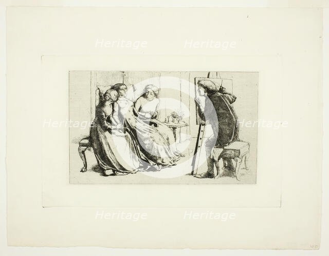 Saint Agnes of Intercession, 1850. Creator: John Everett Millais.