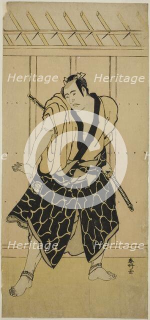 The Actor Sawamura Sojuro III as Soga no Dozaburo (?), c. 1789. Creator: Katsukawa Shunko.