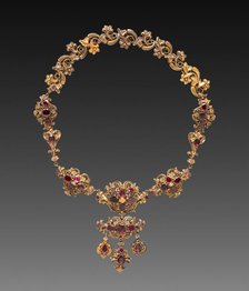 Necklace, c. 1840. Creator: Unknown.