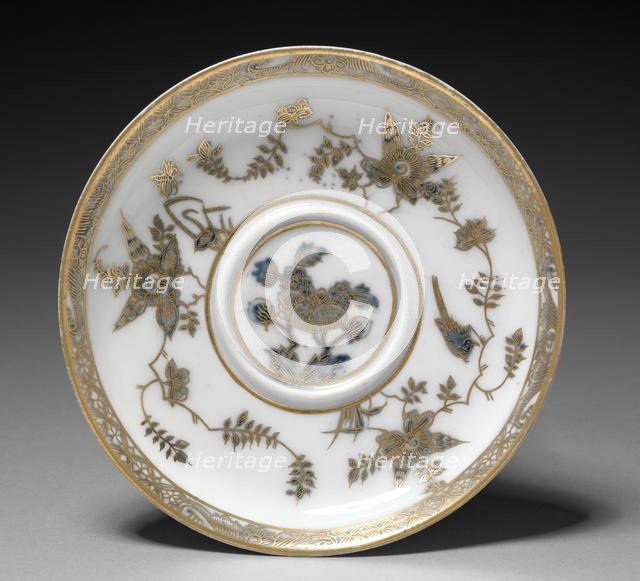 Covered Bowl and Dish (plate), 1730-1740. Creator: Meissen Porcelain Factory (German).