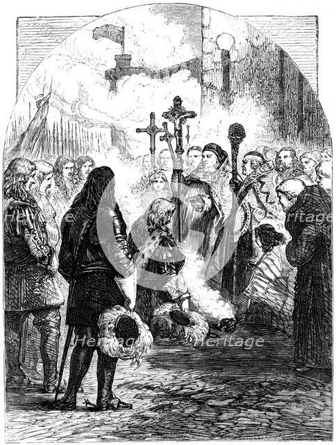 Reception of James II in Dublin, 1689. Artist: Unknown