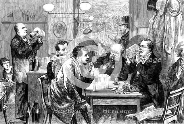 A white-beer room, Berlin, 1873. Creator: Unknown.