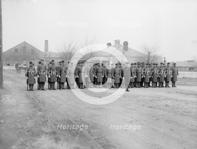 U.S.S. Columbia, marines, between 1894 and 1901. Creator: Unknown.