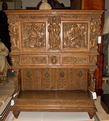 Dressoir, mid 1500s. Creator: Hugues Sambin (French, 1518-c. 1601), style of.