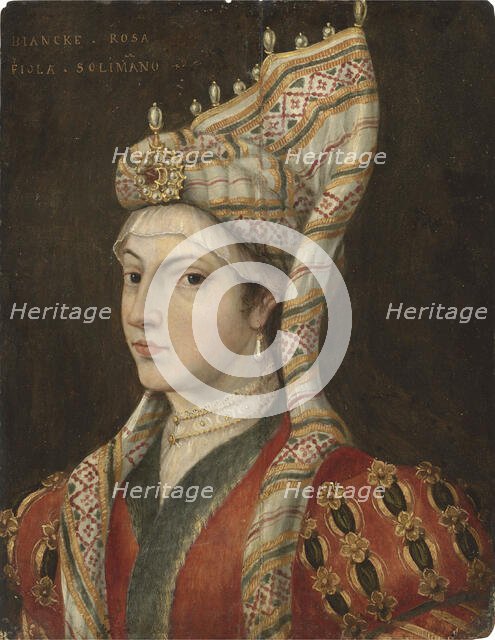 Portrait of Roxelana. Creator: Titian, (after .