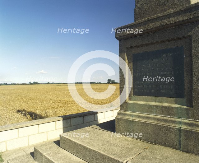Memorial at Marston Moor, North Yorkshire, 1994. Artist: John Critchley