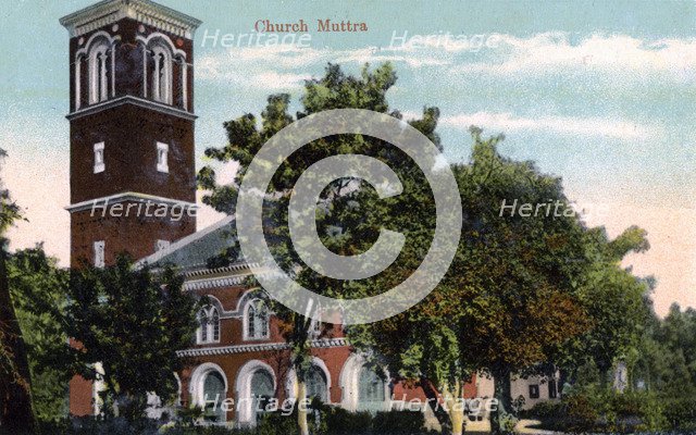 Christ Church, Muttra, India, 20th century. Artist: Unknown