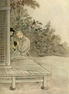 'Sawaichi...repeated the Buddhist invocation: "Namu Amida Butsu", 1919.  Creator: Unknown.