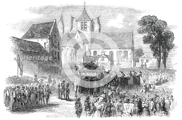 Funeral of the Queen of the Belgians - the Procession, 1850. Creator: Unknown.