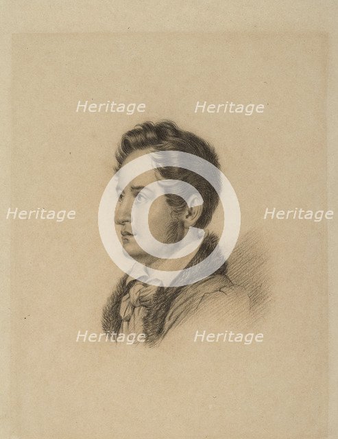 Portrait of the author Alexander Herzen (1812-1870), ca 1836. Artist: Vitberg, Alexander Lavrentievich (1787-1855)