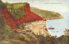 'Torquay, Oddicombe Beach', late 19th-early 20th century.  Creator: Unknown.