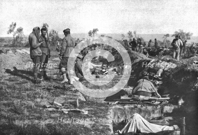 'L'expedition des Dardanelles, Sur la Presqu'ile..., 1915 (1924). Creator: Unknown.