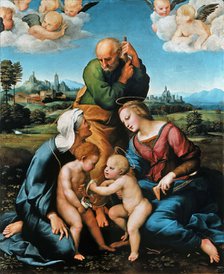The Canigiani Holy Family (Sacra Famiglia Canigiani), ca 1506-1508.