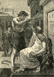 'Julius Caesar Refusing The Crown Offered By Antony', 1890.   Creator: Unknown.