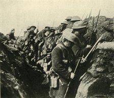 Canadian soldiers on the Somme, northern France, First World War, c1916, (c1920). Creator: Unknown.